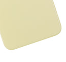 Back Glass Compatible For iPhone 11 (No Logo / Large Camera Hole) (Yellow)