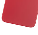 Back Glass Compatible For iPhone 11 (No Logo / Large Camera Hole) (Red)