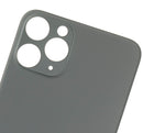 Back Glass Compatible For iPhone 11 Pro (No Logo / Large Camera Hole) (Midnight Green)