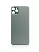 Back Glass Compatible For iPhone 11 Pro Max (No Logo / Large Camera Hole) (Midnight Green)