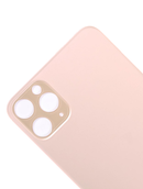 Back Glass Compatible For iPhone 11 Pro Max (No Logo / Large Camera Hole) (Gold)