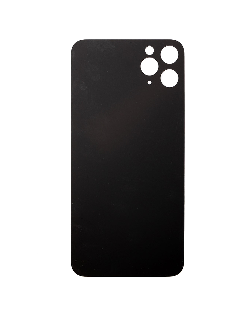 Back Glass Compatible For iPhone 11 Pro Max (No Logo / Large Camera Hole) (Space Gray )
