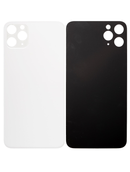 Back Glass Compatible For iPhone 11 Pro Max (No Logo / Large Camera Hole) (Silver)