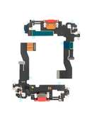 Charging Port Flex Cable Compatible For iPhone 12 / 12 Pro (Red) (Premium)