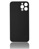 Back Glass Compatible For iPhone 12 Pro (No Logo / Large Camera Hole) (Graphite)