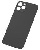Back Glass Compatible For iPhone 12 Pro (No Logo / Large Camera Hole) (Graphite)