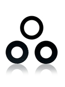 Back Camera Lens (Glass Only) with Adhesive Tape Compatible For iPhone 12 Pro (3 Piece Set)