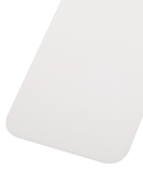 BLACK Back Glass Compatible For iPhone 12 (No Logo / Large Camera Hole) (White)