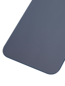 BLACK Back Glass Compatible For iPhone 12 (No Logo / Large Camera Hole) (Blue)