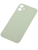 BLACK Back Glass Compatible For iPhone 12 (No Logo / Large Camera Hole) (Green)