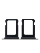 Single Sim Card Tray Compatible For iPhone 12 Mini (Black)