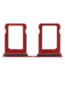 Single Sim Card Tray Compatible For iPhone 12 Mini (Red)