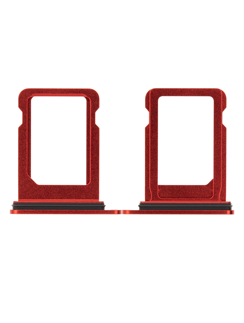 Single Sim Card Tray Compatible For iPhone 12 Mini (Red)