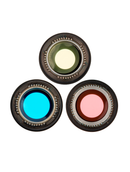 Back Camera Lens With Bracket Compatible For iPhone 12 Pro Max (Pacific Blue) (Real Sapphire / Premium)