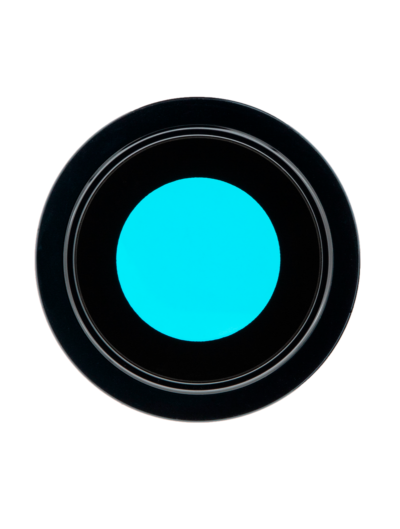 Back Camera Lens With Bracket Compatible For iPhone 12 Pro Max (Pacific Blue) (Real Sapphire / Premium)
