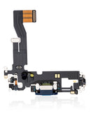 Charging Port Flex Cable Compatible For iPhone 12 / 12 Pro (Pacific Blue) (Premium)