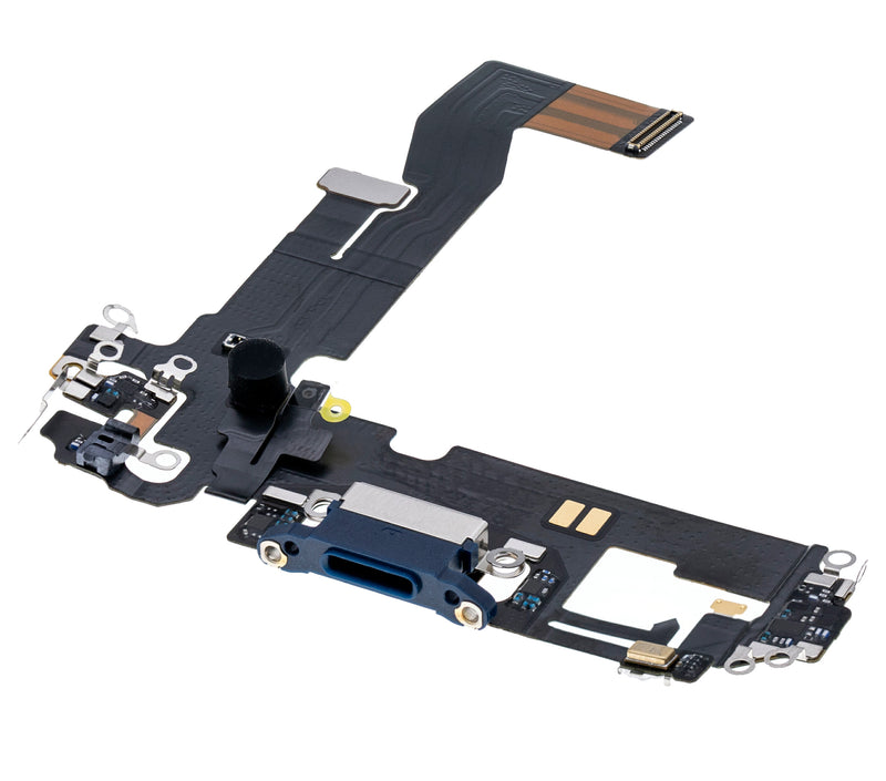 Charging Port Flex Cable Compatible For iPhone 12 / 12 Pro (Pacific Blue) (Premium)