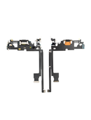 Charging Port Flex Cable Compatible For iPhone 12 Pro Max (Graphite) (Premium)
