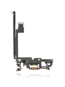 Charging Port Flex Cable Compatible For iPhone 12 Pro Max (Gold) (Premium)