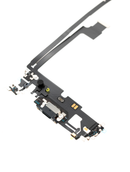 Charging Port Flex Cable Compatible For iPhone 12 Pro Max (Pacific Blue) (Premium)