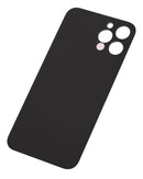 Back Glass Compatible For iPhone 12 Pro Max (No Logo / Large Camera Hole) (Graphite)