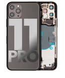 Back Housing W/ Small Components Pre-Installed Compatible For iPhone 11 Pro (Space Grey)
