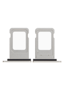 Single Sim Card Tray Compatible For iPhone 11 (White)