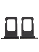 Single Sim Card Tray Compatible For iPhone 11 (Black)