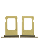 Single Sim Card Tray Compatible For iPhone 11 (Yellow)