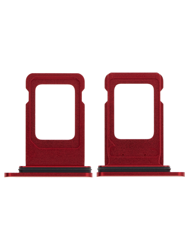 Single Sim Card Tray Compatible For iPhone 11 (Red)