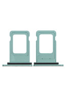 Single Sim Card Tray Compatible For iPhone 11 (Green)