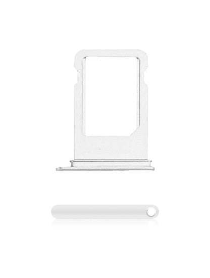 Sim Tray Compatible For iPhone 7 (Silver)