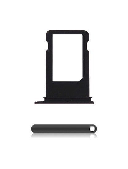 Sim Tray Compatible For iPhone 7 (Matte Black)