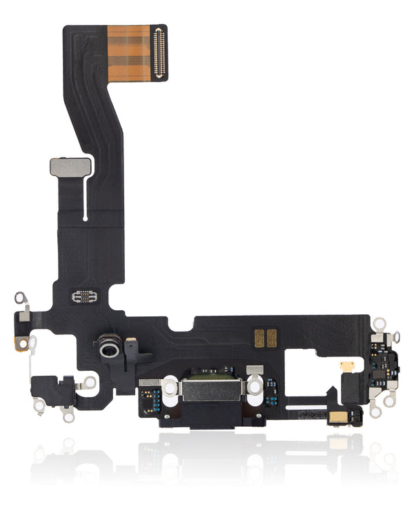 Charging Port Flex Cable Compatible For iPhone 12 / 12 Pro (Graphite) (Premium)