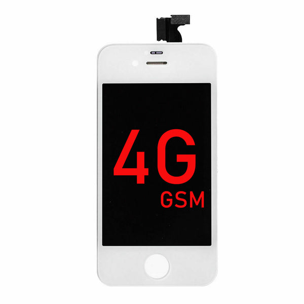 LCD Assembly Compatible For iPhone 4 (Premium)(GMS)(White)