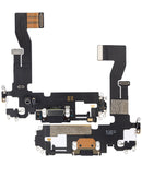 Charging Port Flex Cable Compatible For iPhone 12 / 12 Pro (Graphite) (Premium)
