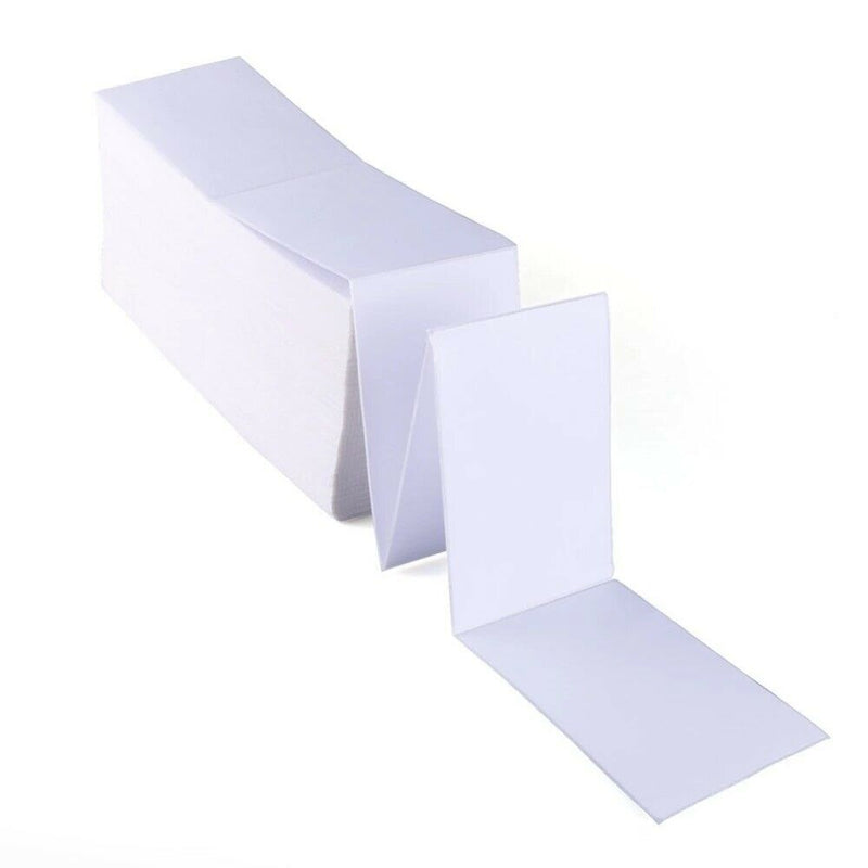4000 4x6 Direct Thermal Fanfold Labels (1 Case)