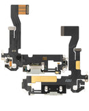 Charging Port Flex Cable Compatible For iPhone 12 / 12 Pro (Silver) (Premium)