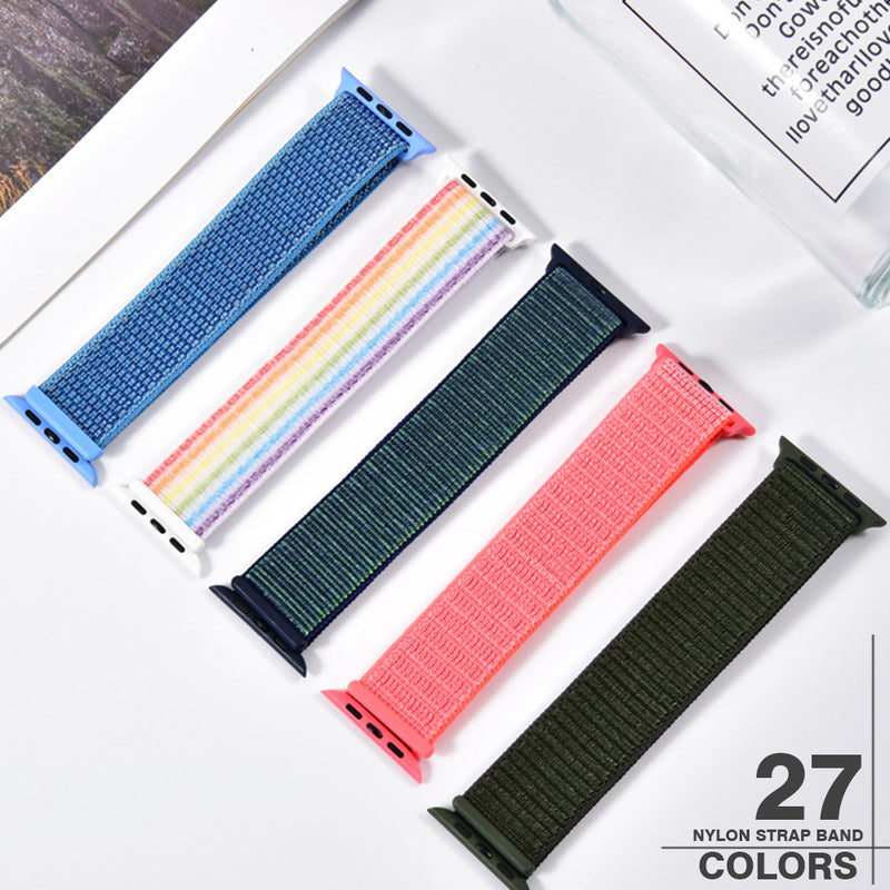 Woven Nylon Band For Apple Watch Sport Loop iWatch Series 4/3/2/1 38/42/40/44mm
