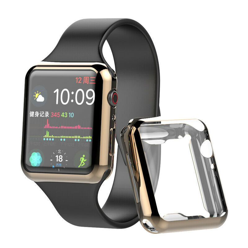 For iWatch Apple Watch 2/3/4/5/6/SE Protector Full Cover TPU Case 38/40/42/44mm