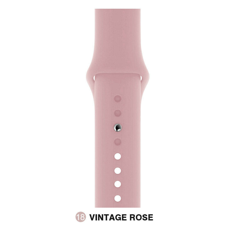 Silicone Band Strap for Apple Watch Series 1/2/3/4/5 iWatch Sports 38/40/42/44mm