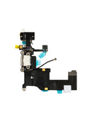 Charging Port Flex Cable Compatible For iPhone 5 (Silver)