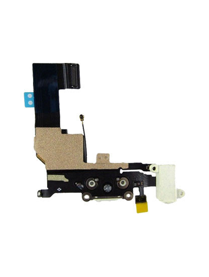 Charging Port Flex Cable Compatible For iPhone 5S (Silver)
