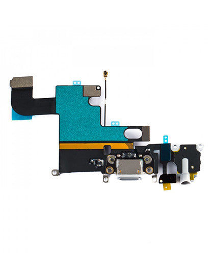 Charging Port Flex Cable Compatible For iPhone 6 (Aftermarket) (Silver)