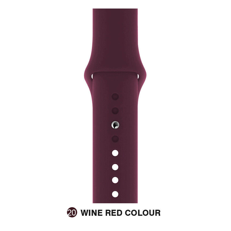 Silicone Band Strap for Apple Watch Series 1/2/3/4/5 iWatch Sports 38/40/42/44mm