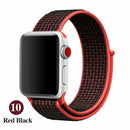 Woven Nylon Band For Apple Watch Sport Loop iWatch Series 4/3/2/1 38/42/40/44mm