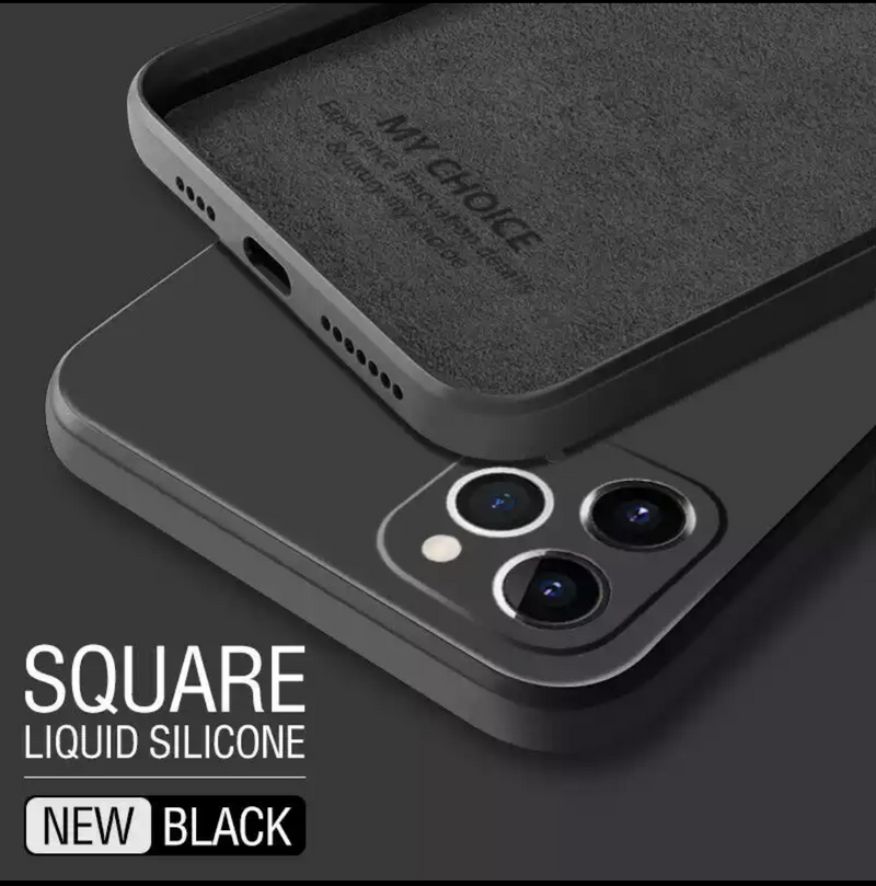 Liquid Silicone Case Camera Lens Cover For iPhone 12 11 Pro XS Max XR X 8 7 Plus