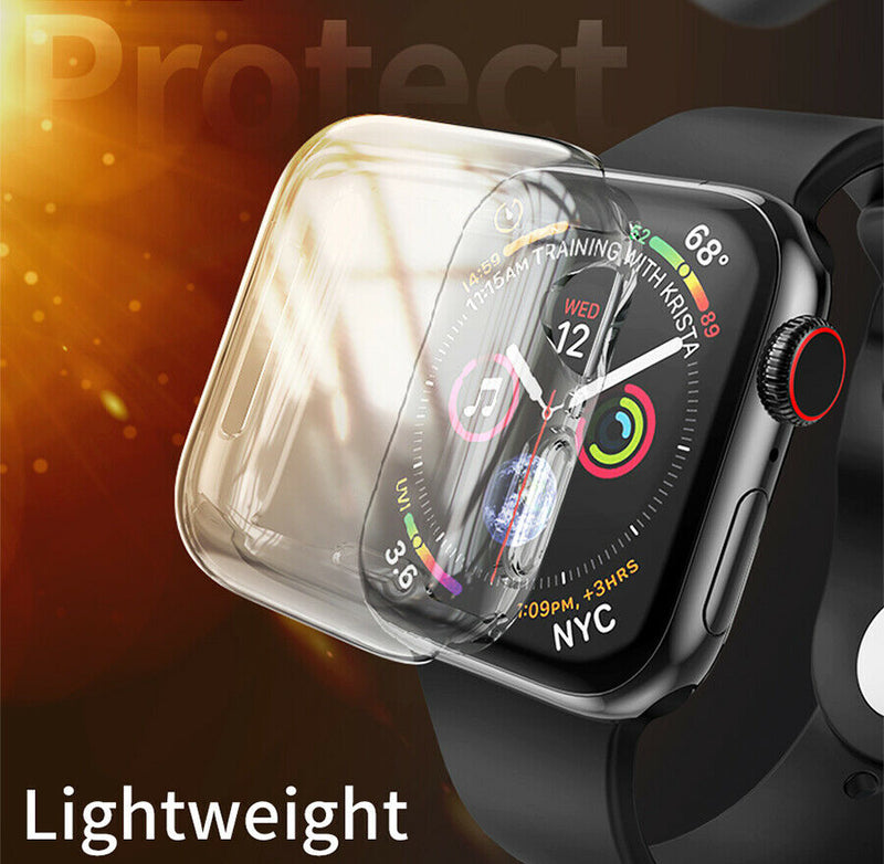 For iWatch Apple Watch 2/3/4/5/6/SE Protector Full Cover TPU Case 38/40/42/44mm