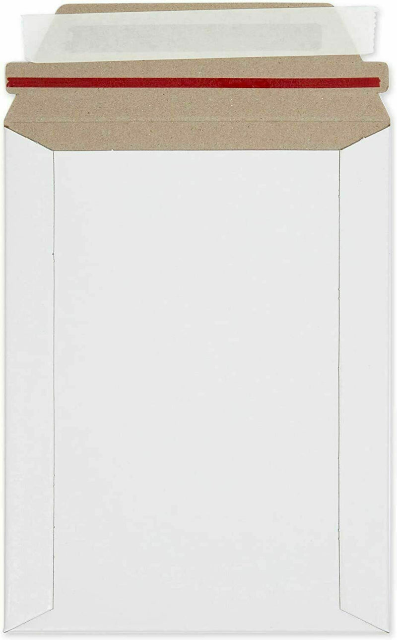 6" x 9" RIGID PHOTO MAILERS ENVELOPES FLAT DOCUMENT SELF SEAL 100 to 1000