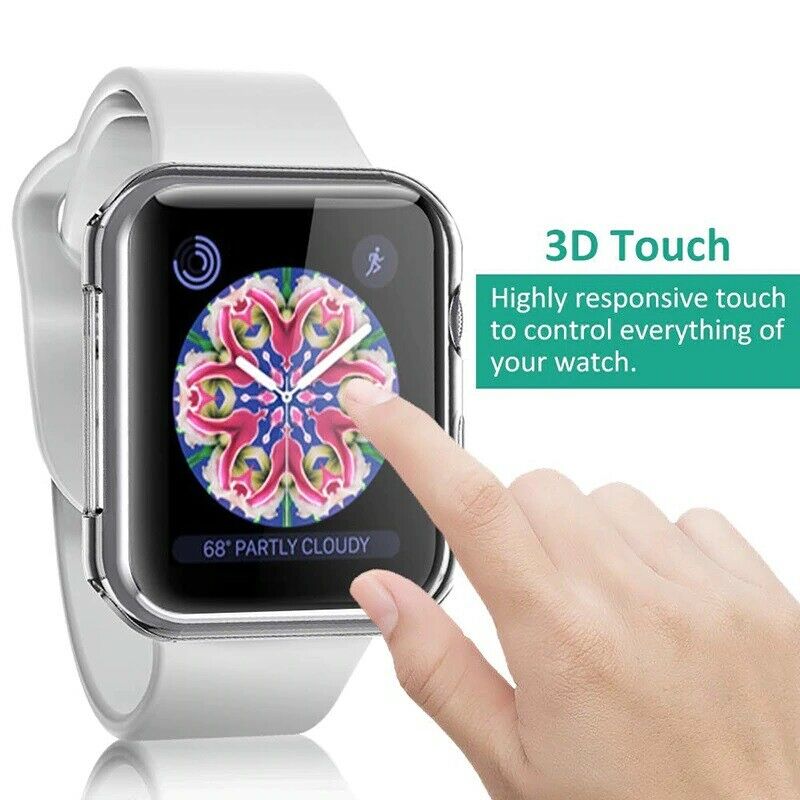 For iWatch Apple Watch 2/3/4/5/6/SE Protector Full Cover TPU Case 38/40/42/44mm